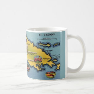 Caneca De Café Rua, Thomas Map Mug