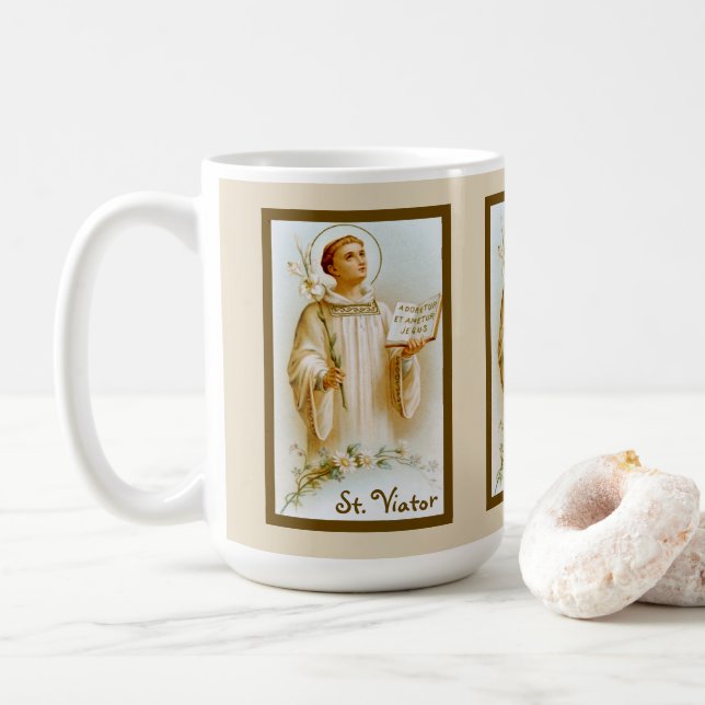 Caneca De Café Rua. Viator de Lyon, Catecista (BF 02) (Com Donut)