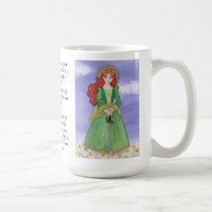 Caneca De Café Ruas. Dinfhna Watercolor Prayer Tea