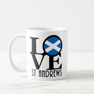 Caneca De Café Ruas do AMOR Andrews Scotland 11oz