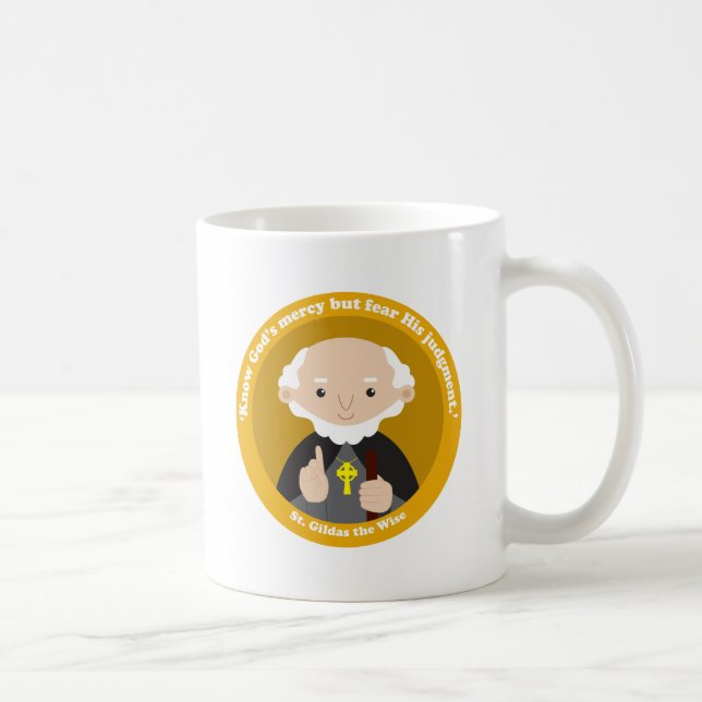 Caneca De Café Ruas, Gildas, o Sábio (Direita)