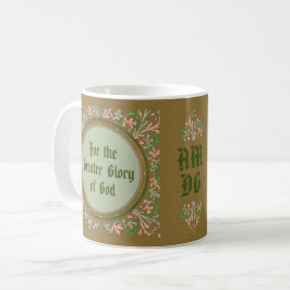 Caneca De Café Ruas. Ignatius Loyola (BK 050; Motto)