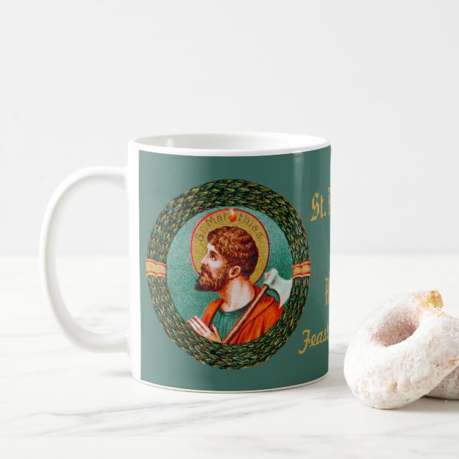 Caneca De Café Ruas. Matthias the Apostle (JMAS 09) (Com Donut)