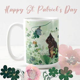 Caneca De Café RUAS. Patrick Holiday Mug com gato e rato