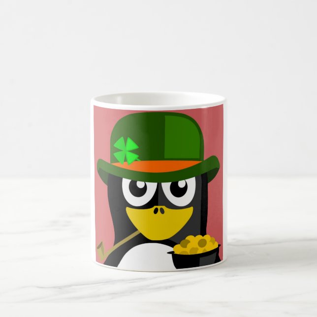 CANECA DE CAFÉ "RUAS. PATRICK'S DAY" PENGUIN (Centro)