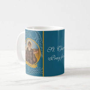 Caneca De Café Ruas Religiosas. Charbel Sharbel Católico Maronita