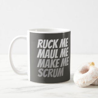 Caneca De Café Ruck Me Maul Me Torna Engraçado Rugby Esporte