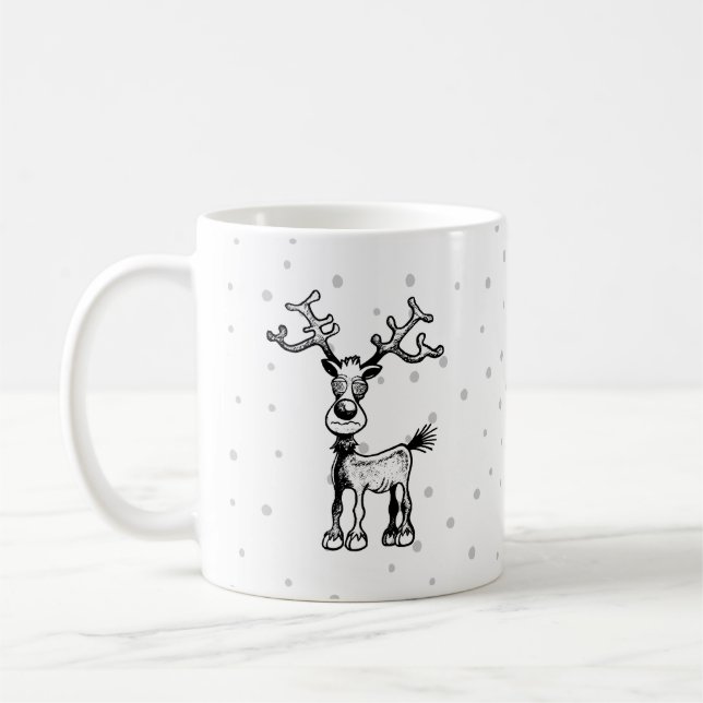 Caneca De Café Rudolph, a Reindeer (Esquerda)