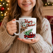 Rudolph Personalizado Feliz Natal Caminhão Antigo