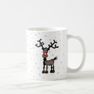 Caneca De Café Rudolph Reindeer