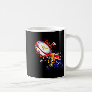 Caneca De Café Rugby Austrália, Camisa de Rugby Wallabies, Austrá
