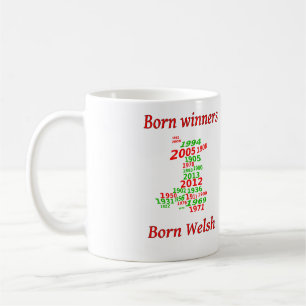 Caneca De Café Rugby de Wales os anos de vencimento