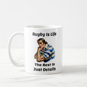 Caneca De Café Rugby É A Vida Mug