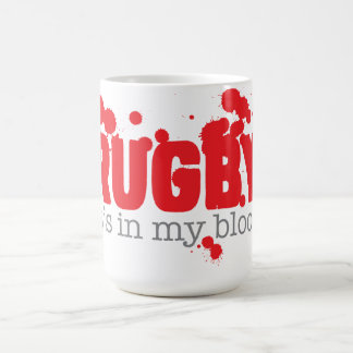 Caneca De Café RUGBY - está em meu sangue