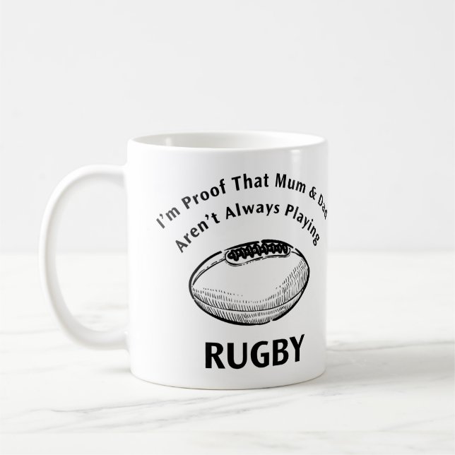 Caneca De Café Rugby Proof Mug (Esquerda)