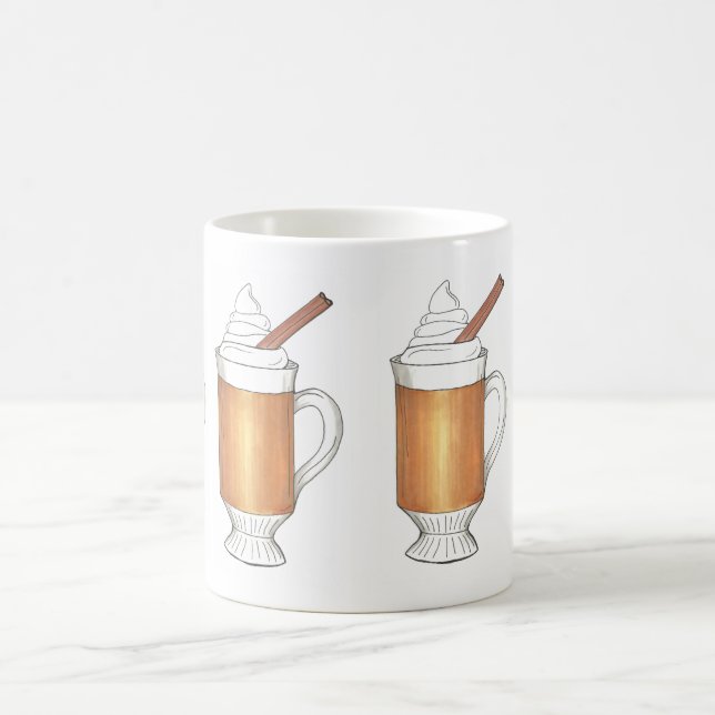 Caneca De Café Rum Mordomado A Quente Bebe Férias De Natal Mug (Centro)