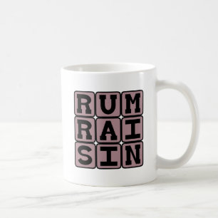 Caneca De Café Rum Passas, Sabor de Sorvete