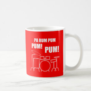 Caneca De Café Rum Pum Pum Pum do Pa