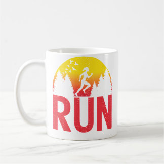 Caneca De Café Run Funny Running Girls Runner Girl Athletics Endu
