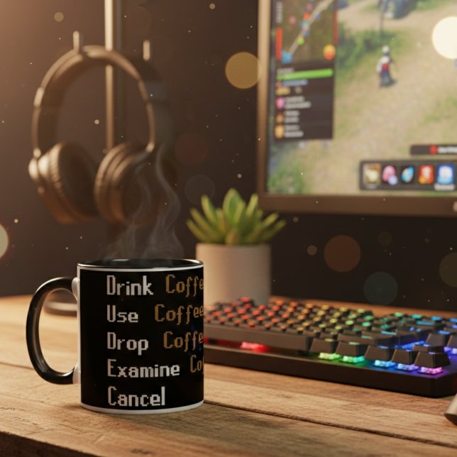 Caneca de Café Runescape – Presente para Jogadores (Criador carregado)