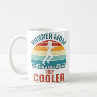 Caneca De Café Runner Mom Cool Running Girl Future Marathon Mothe