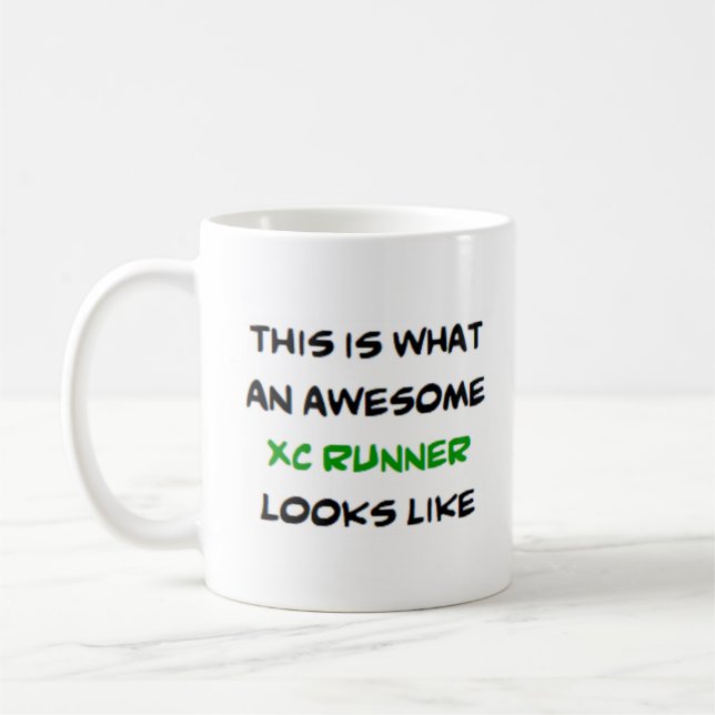 Caneca De Café runner xc, incrível (Esquerda)