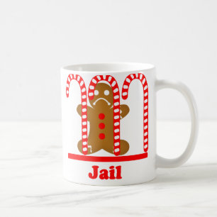 Caneca De Café Ruptura da cadeia do homem de pão-de-espécie