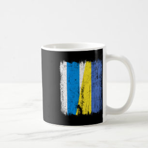Caneca De Café Rússia Livre Ucrânia Meia Bandeira Oposição Russa