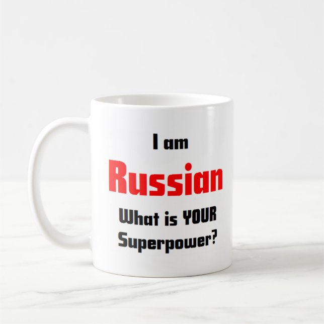 Caneca De Café russo (Esquerda)