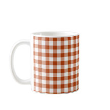 Rust Red Plaid Gingham