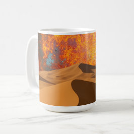 Caneca De Café Rust Sky Dunes
