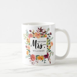Caneca De Café Rustic Bloom | CASAMENTO À FUTURA SENHORA Typograf