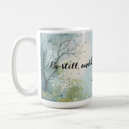 Caneca De Café Rustic Church Path in Wildflower Meadow Editable