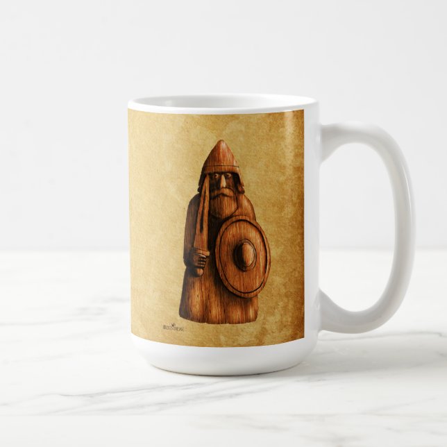 Caneca De Café Rustic Viking (Direita)