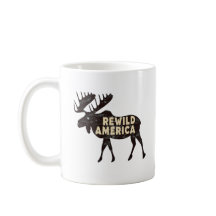 Rustic Vintage Rewiltic America Moose