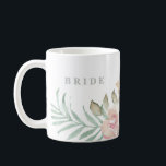 Caneca De Café Rustic Watercolor Floral Sage Green Node<br><div class="desc">Rustic Watercolor Floral Sage Green Wedding Bride Café Mug #hand pintou floral #romântico botânico #casamento floral #casamento da primavera #elegante #casamento #casamento #elegante #casamento #casamento #casamento #romântico</div>