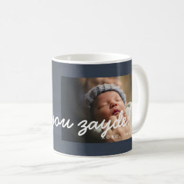 Caneca De Café Rustic Watercolor I Love Zayde Mug - Marinho