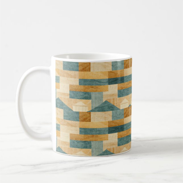 Caneca De Café Rústico/Cabana/Lodge/Montanha  (Esquerda)