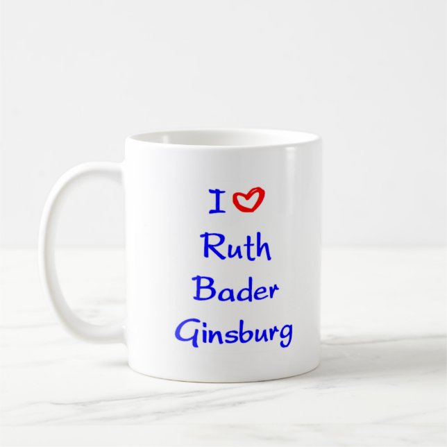 caneca de café ruth bader ginsburg (Esquerda)