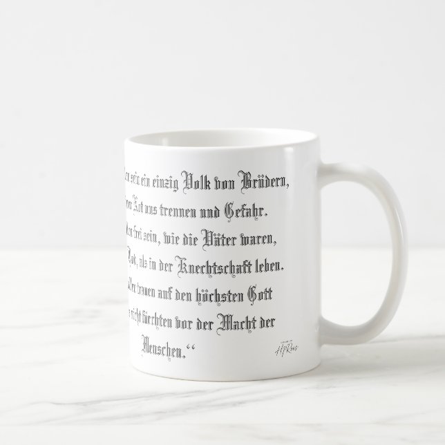Caneca De Café Rütlischwur (Direita)