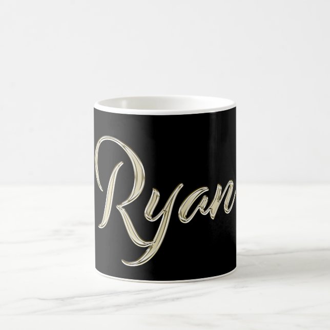 Caneca De Café Ryan Name whitegold Tasse Teetasse Kaffeetasse (Centro)