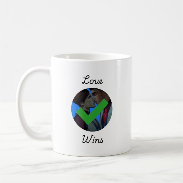 Caneca De Café S1 Jayvik Love Win (Esquerda)