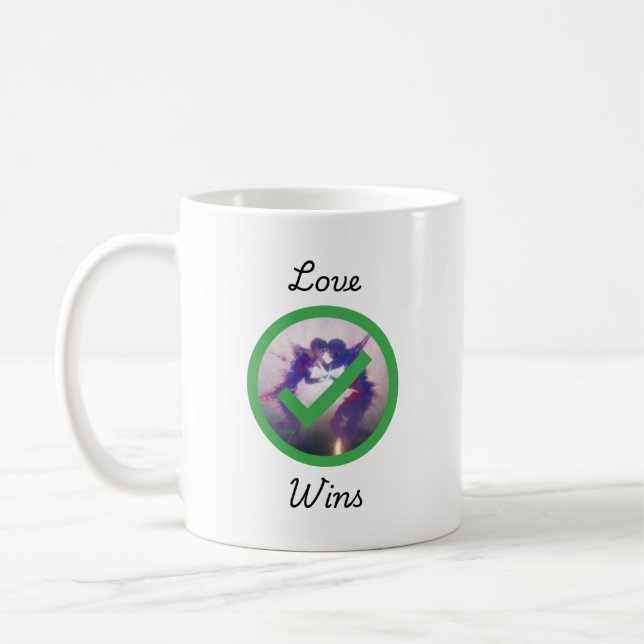 Caneca De Café S2 Jayvik Love Wins (Esquerda)