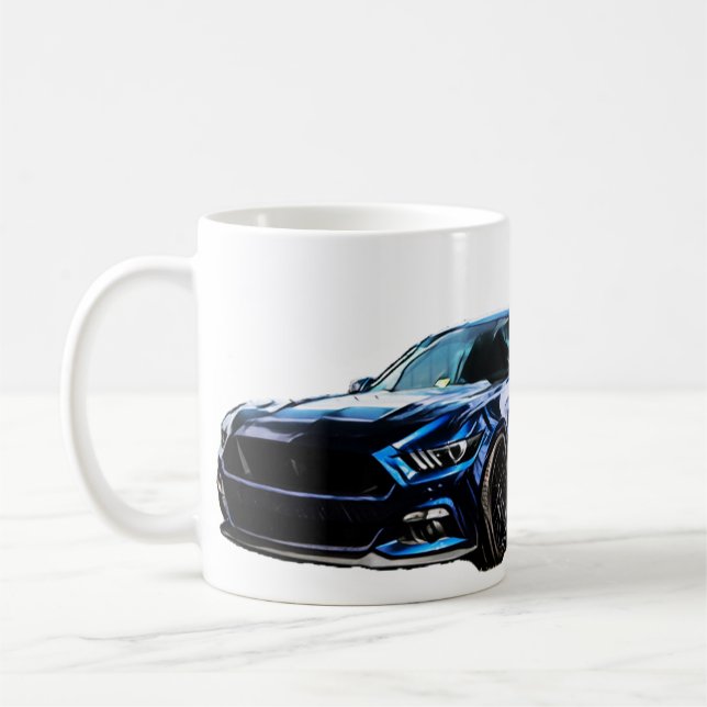Caneca De Café S550 Blue Mustang (Esquerda)
