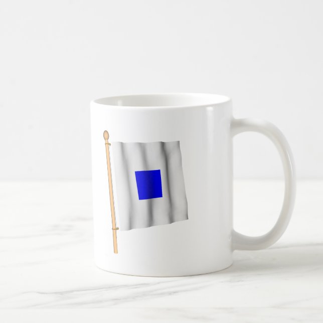 Caneca De Café S da bandeira náutica ' (Direita)