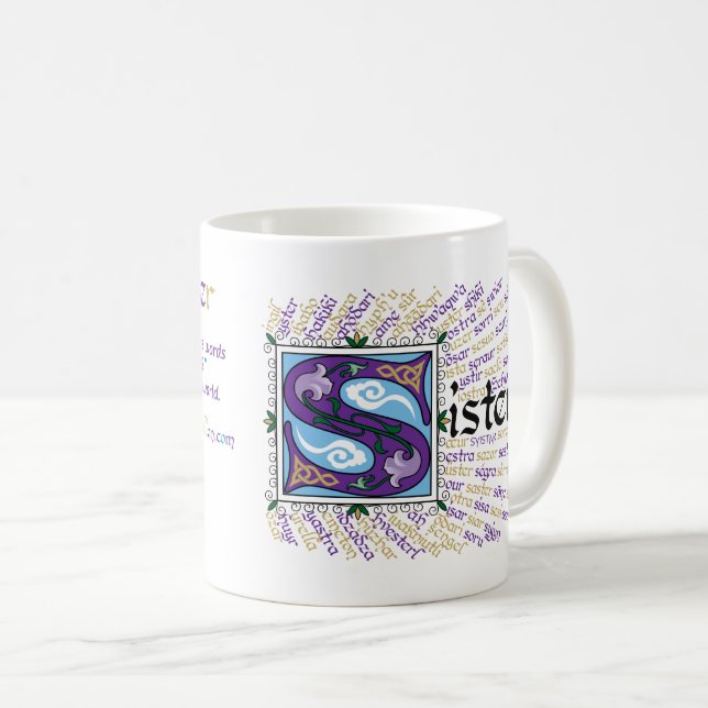 Caneca De Café S é para Irmã Mug (Frente Esquerda)