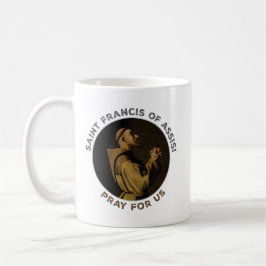 Caneca De Café S. Francisco de Assis Reze por Nós