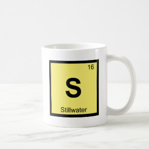 Caneca De Café S - Mesa periódica da química de Stillwater
