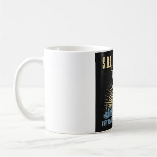 Caneca De Café S.O.L.I.D. P.E.A.C.E. Pombo Cidade do Nascer do So