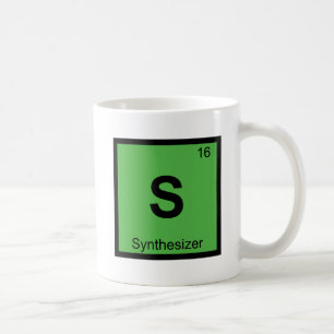 Caneca De Café S - Synthesizer Music Chemistry Mesa Periódica